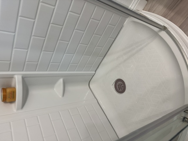 Shower Pan after cleaning