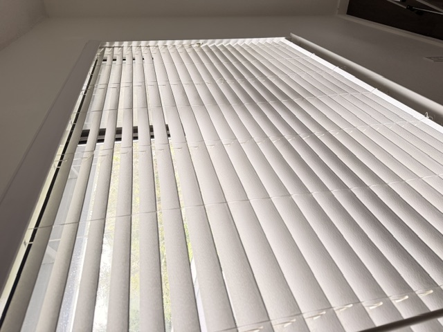 Window Blinds after cleaning